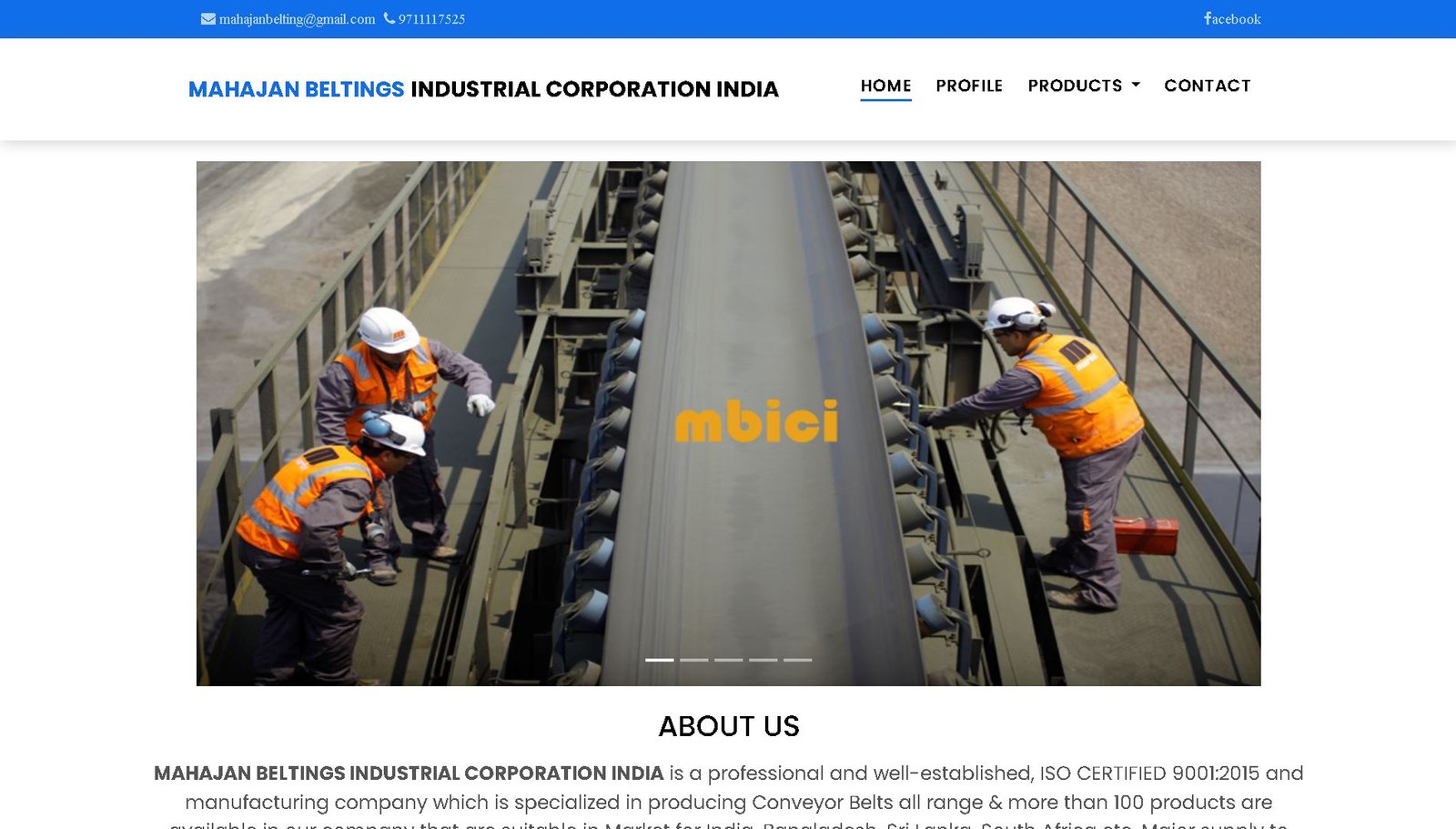 Mahajan Rubber Conveyor Belts