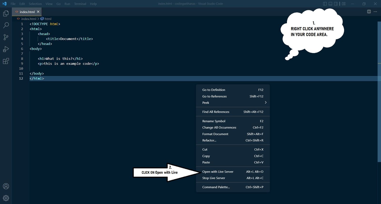vs code explorer